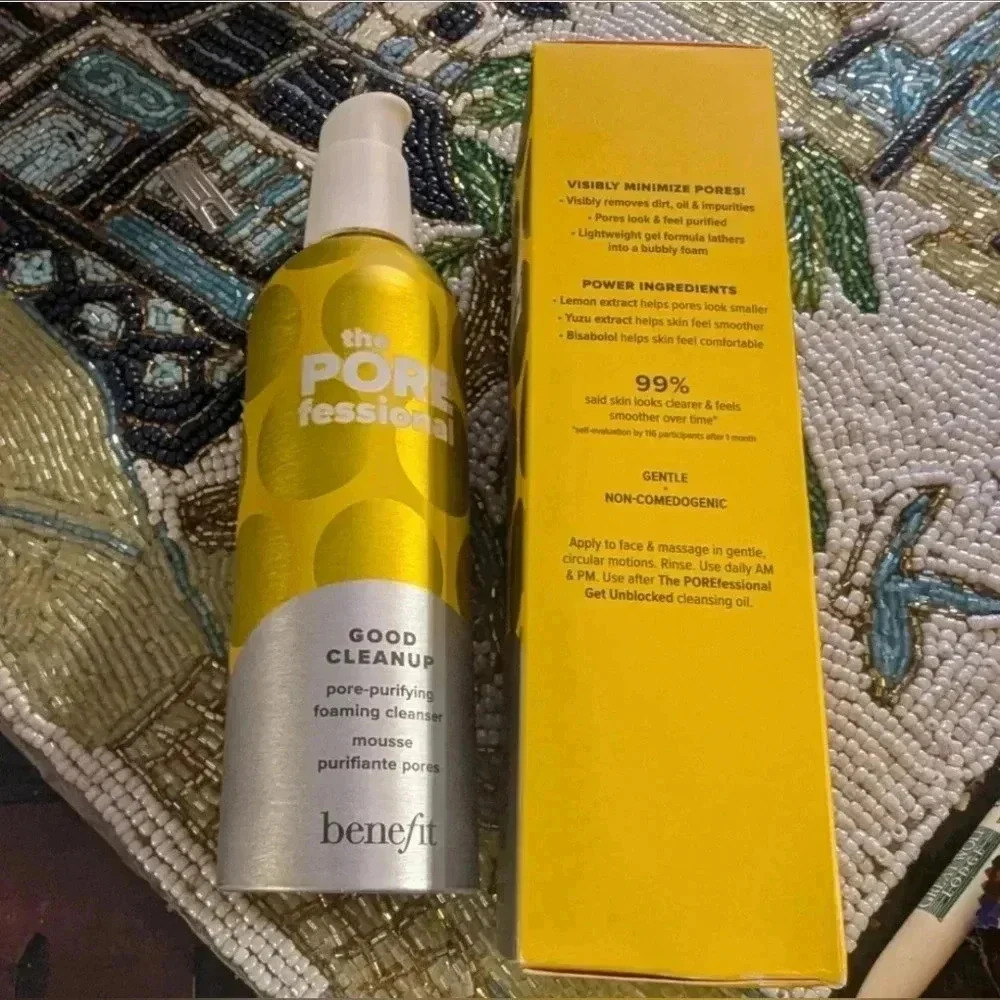 NIB Benefit's the POREfessional Good Cleanup Foaming Cleanser Mousse 147 ml